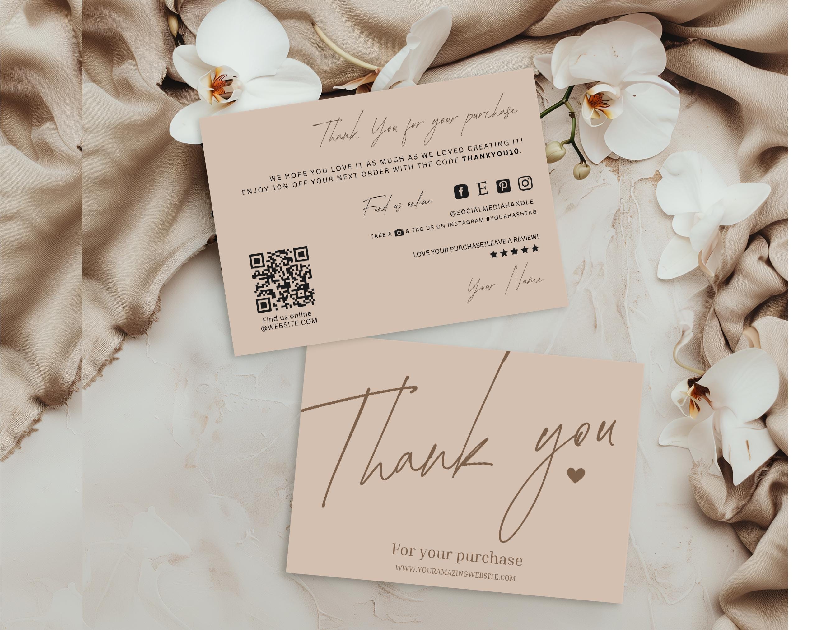 ecommerce thank you cards - etsy.de