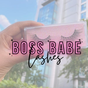 Editable Lash business Logo,Canva Logo  Template, Hair Logo, Hot Pink Logo, Fashion Logo, Beauty Logo, Makeup Artist Logo, Business Logo