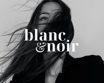 Premade Fashion Logo Design: Modern Elegant Branding (Canva Template)
