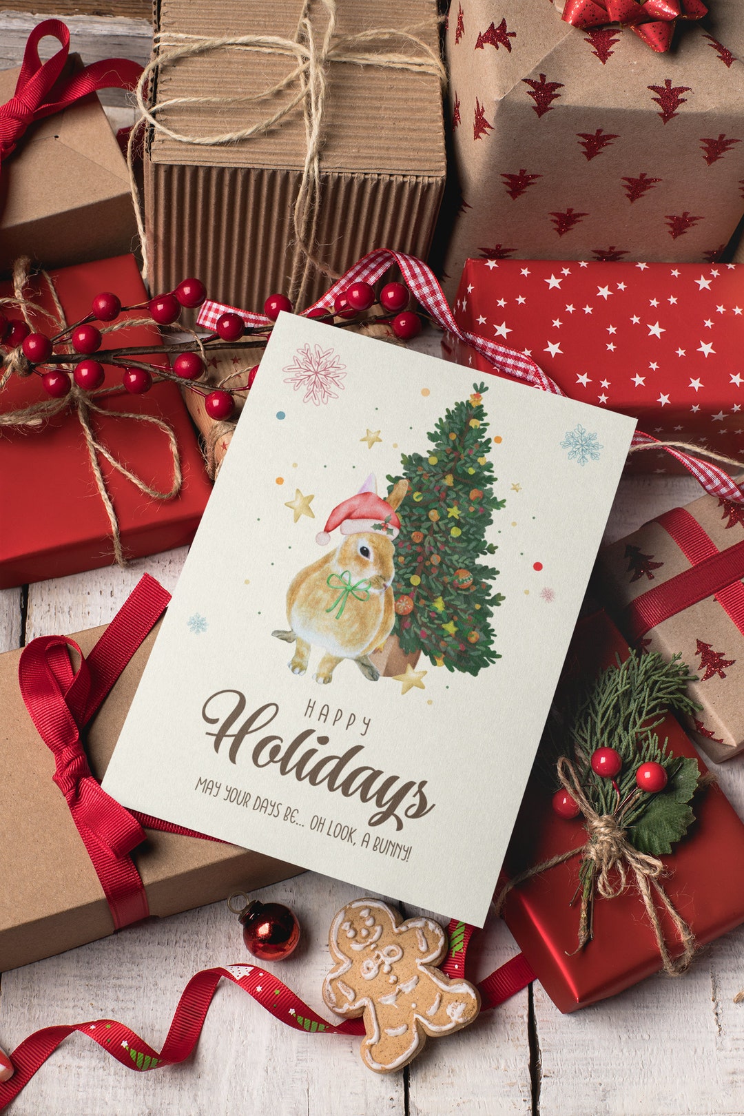 Funny ADHD Holiday Cards Printable Christmas Card ADHD Etsy