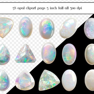 Opal Gems Clipart: 3D Render Fire Opal Graphics (commercial Use) - Etsy