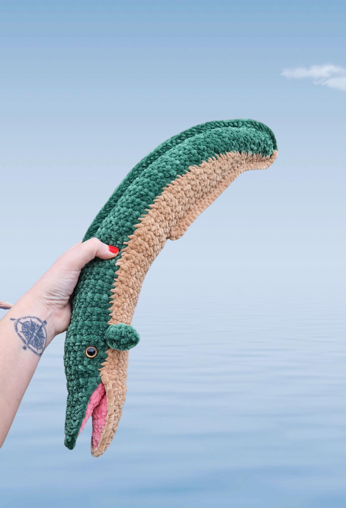 Bundle Two Patterns Eel Pike Fish With Open Mouth, Beginner Friendly ...