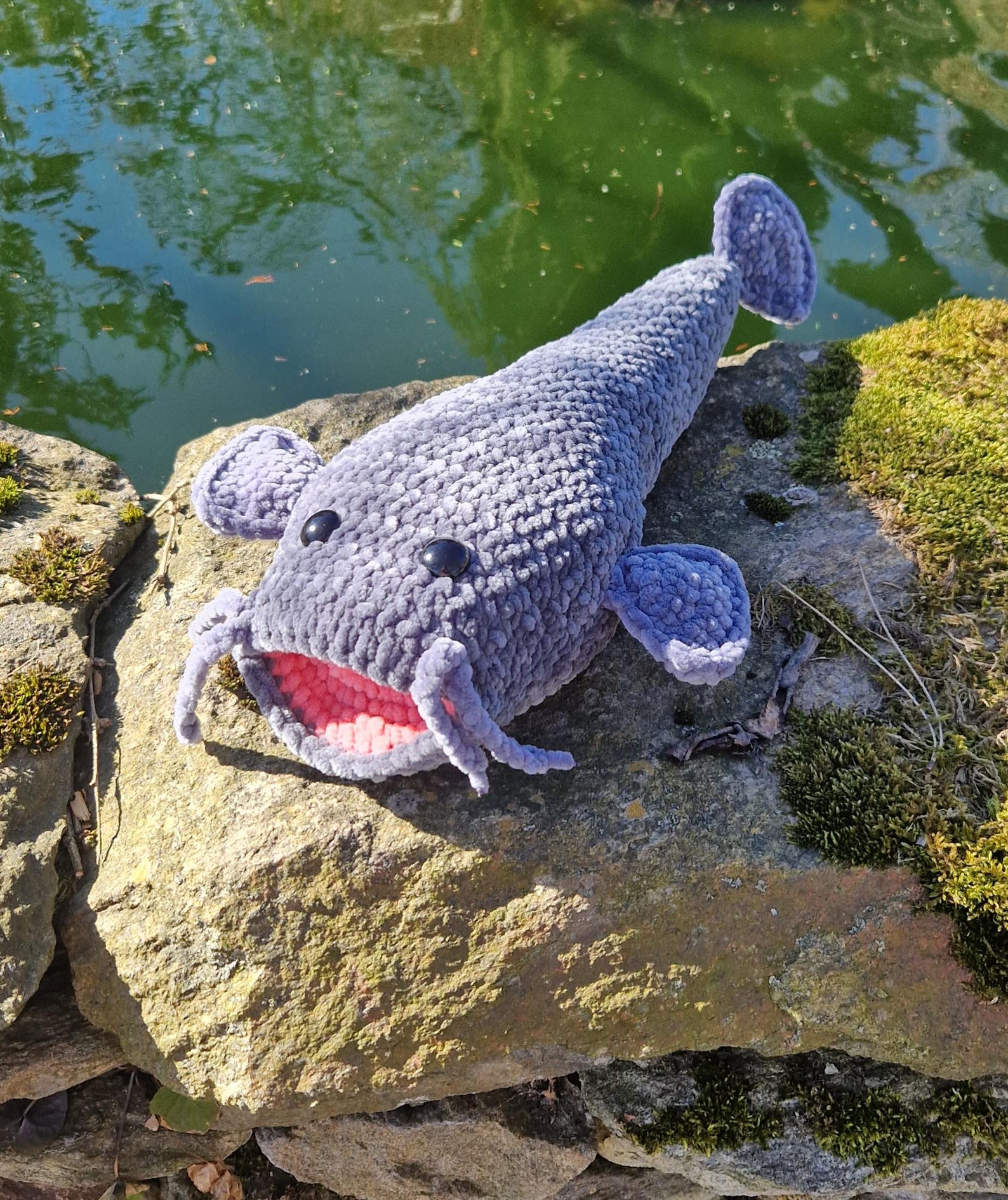 Two Sizes Catfish Plush Crochet Pattern, Digital Tutorial for Beginners ...