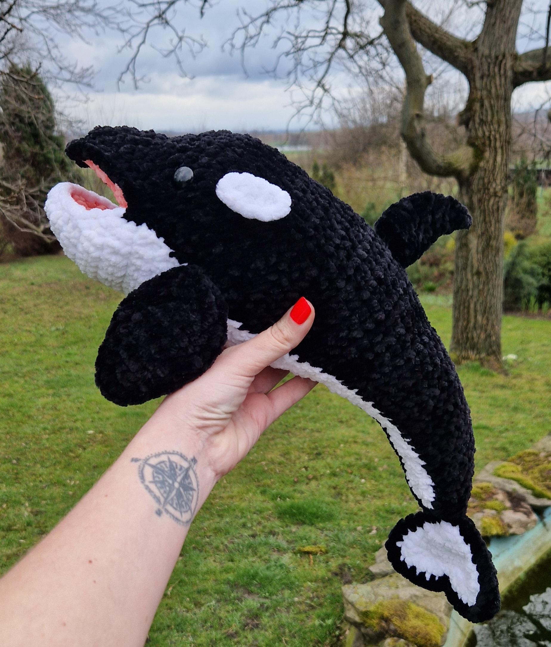 Orca Crochet Pattern for Fish Lovers, Beginner Friendly English ...