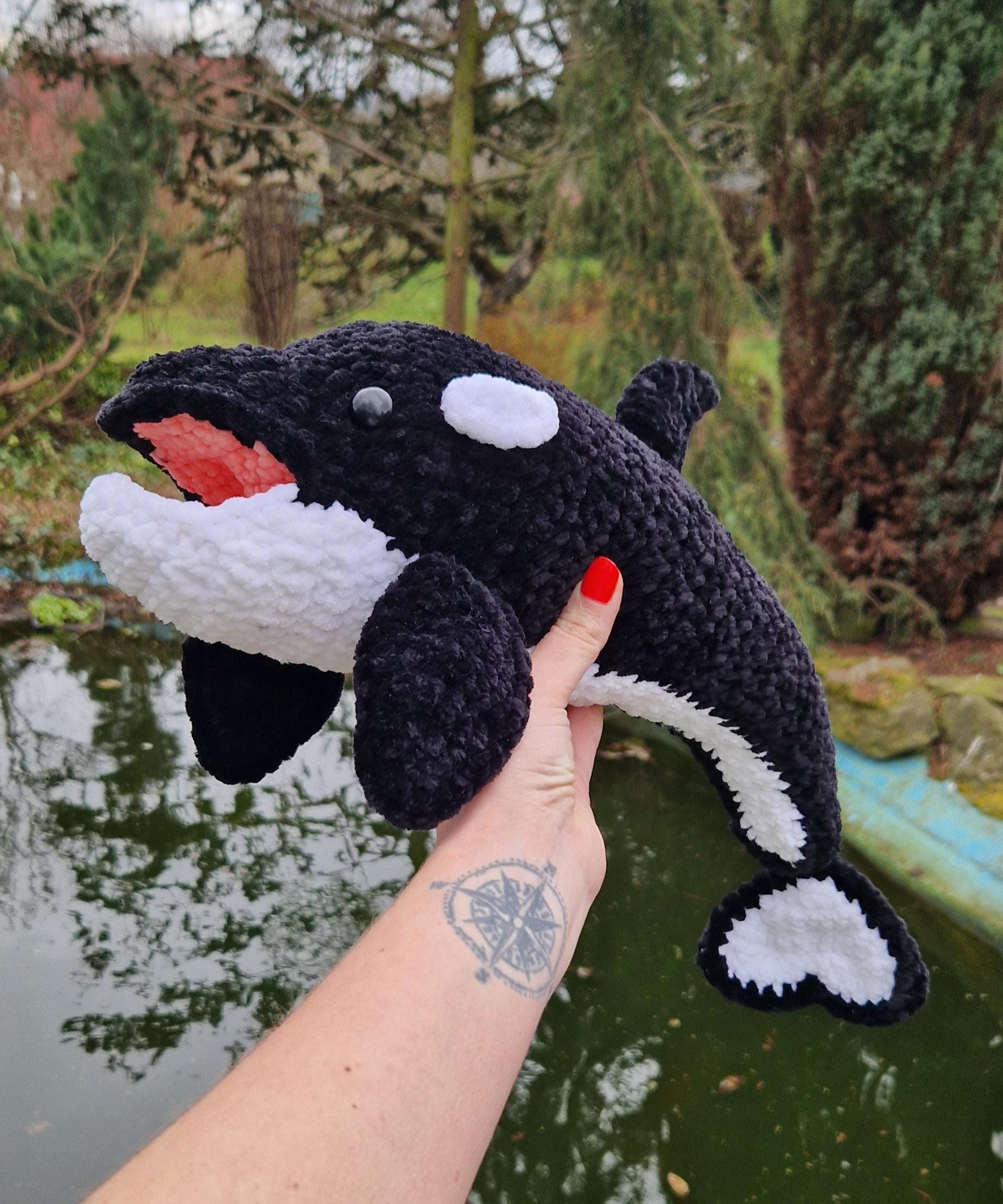 Orca Crochet Pattern for Fish Lovers, Beginner Friendly English ...