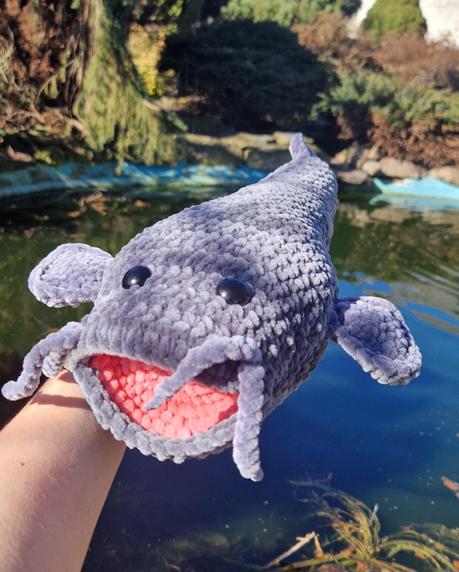 Two Sizes Catfish Plush Crochet Pattern, Digital Tutorial for Beginners ...
