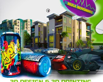 Custom 3D Design Services - Transform Ideas into Reality with Arch Viz, CAD Designing, and 3D Printing Options!