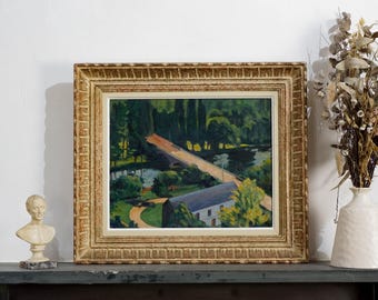 Impressionist Bridge Painting