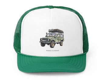 Green Land Rover Trucker Hat - Etsy