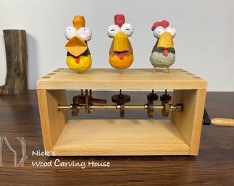木製の抽象的な置物 自然な黄色 NickWoodcarvingHouse - Etsy 日本