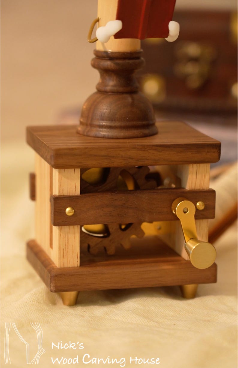 Automaton Box Handmade Handmade Wooden Candle Automaton | the Candle Reader Kinetic Sculpture ...