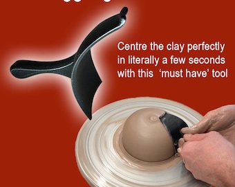 Serifina Clay centreerhulpmiddel voor pottenbakkers, inclusief mensen met een handicap, jongeren, beginners of amateurpottenbakkers.