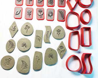 Ceramic Pendant & Jewelry Making Kit – Clay Cutters  Stamps for Pottery, Porcelain  Polymer Clay
