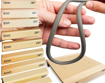 Pottery Coil Roller with Size Adapters – Create Perfect Even Clay Coils Without an Extruder