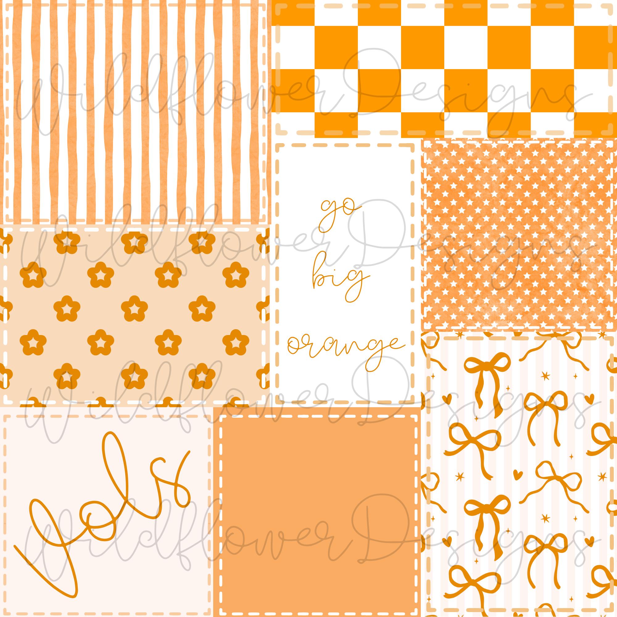 Tennessee Vols Patchwork Seamless File