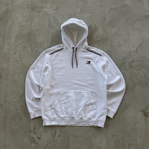 Vintage 90s Tommy Hilfiger Hoodie Size M White