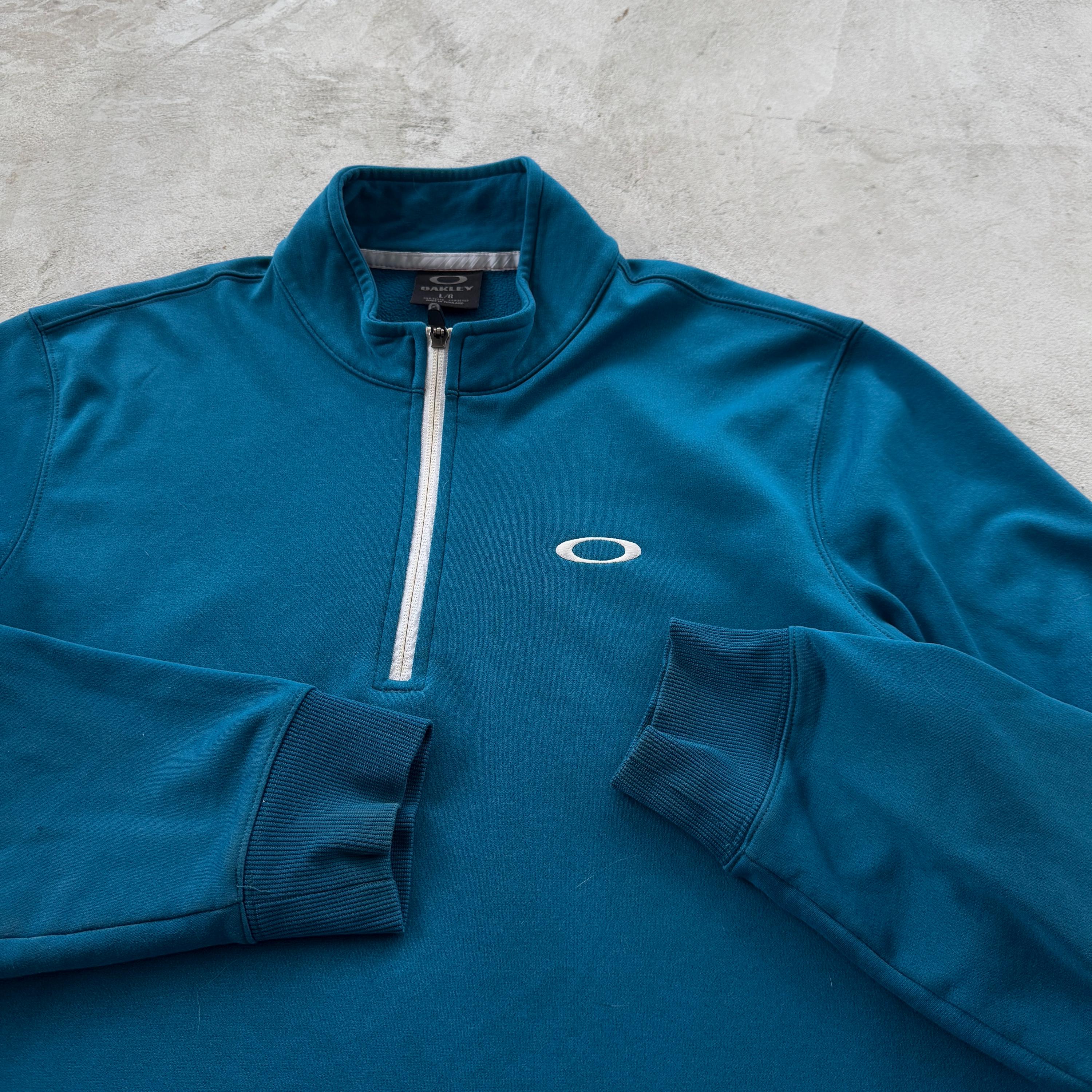 トップス 90s oakley sweat archive Vintage 90S OAKLEY Outdoor RARE Blue Logo Y2K USA Sweatshirt