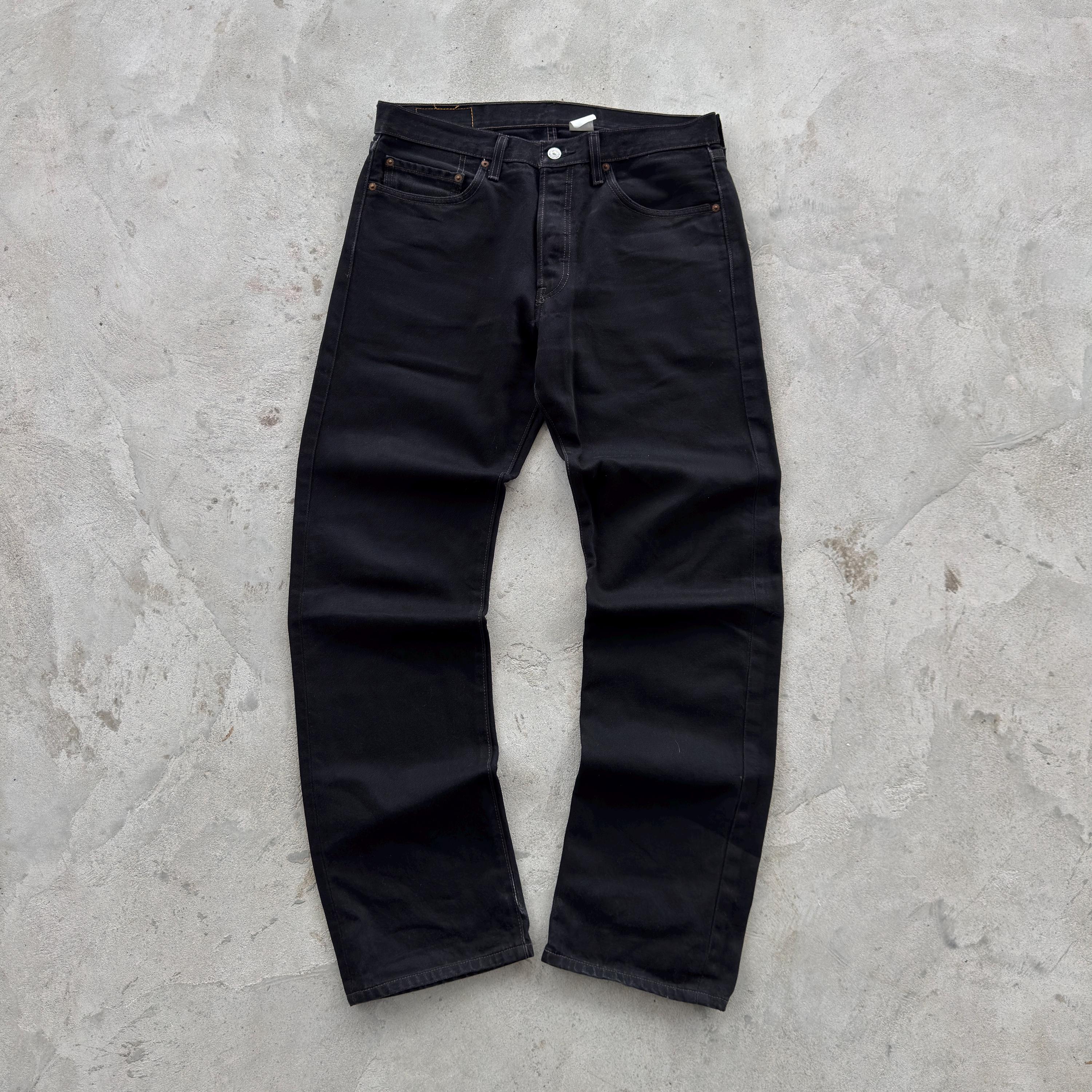 Vintage Levis Black 501 Jeans - Etsy