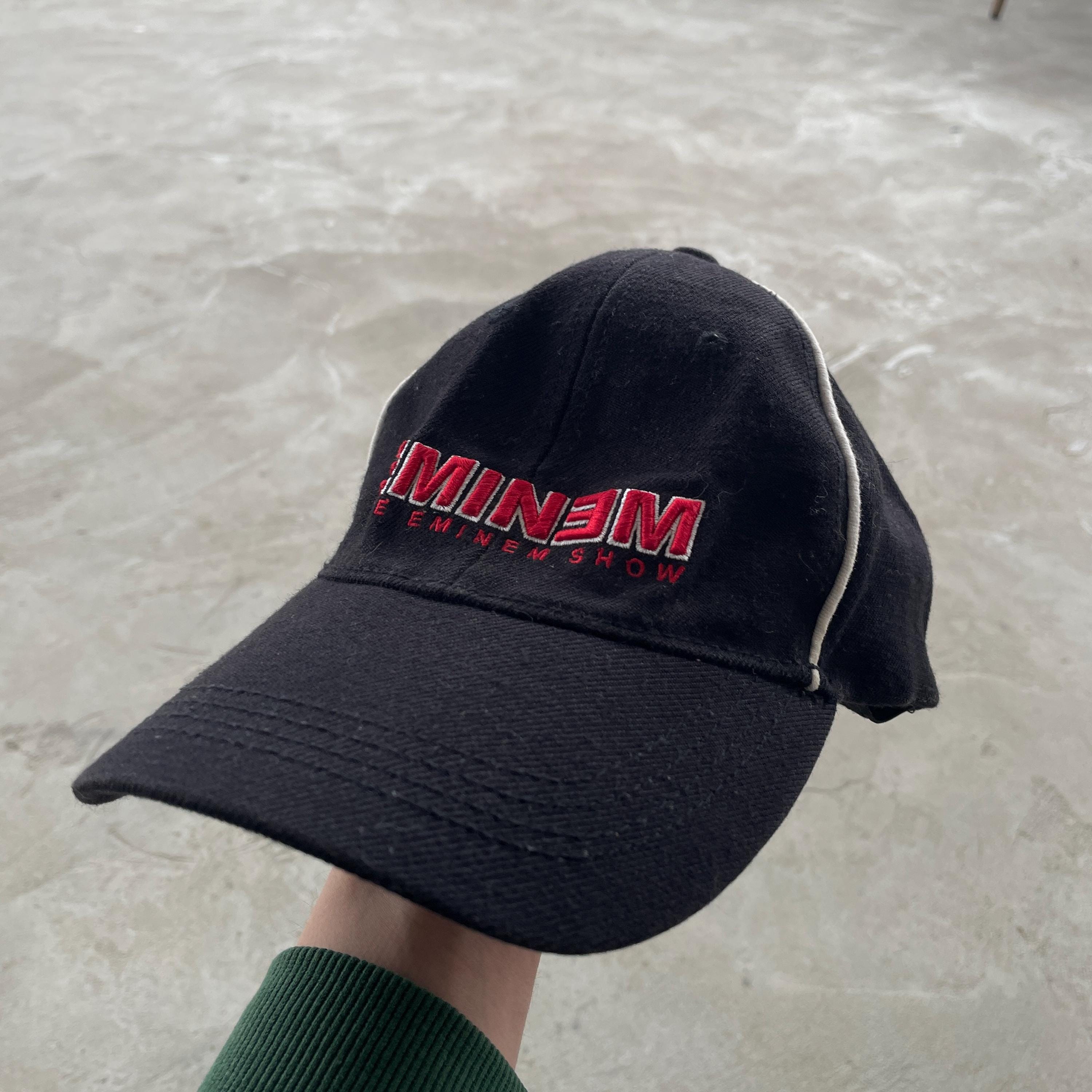 Vintage Eminem the Show Hat Baseball Cap 2002 Merch Black Red