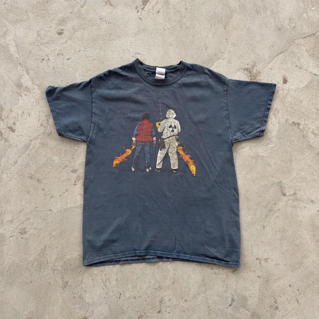 Vintage Back to the Future Shirt Marty Mcfly Doc Brown Tee 80s Movie ...