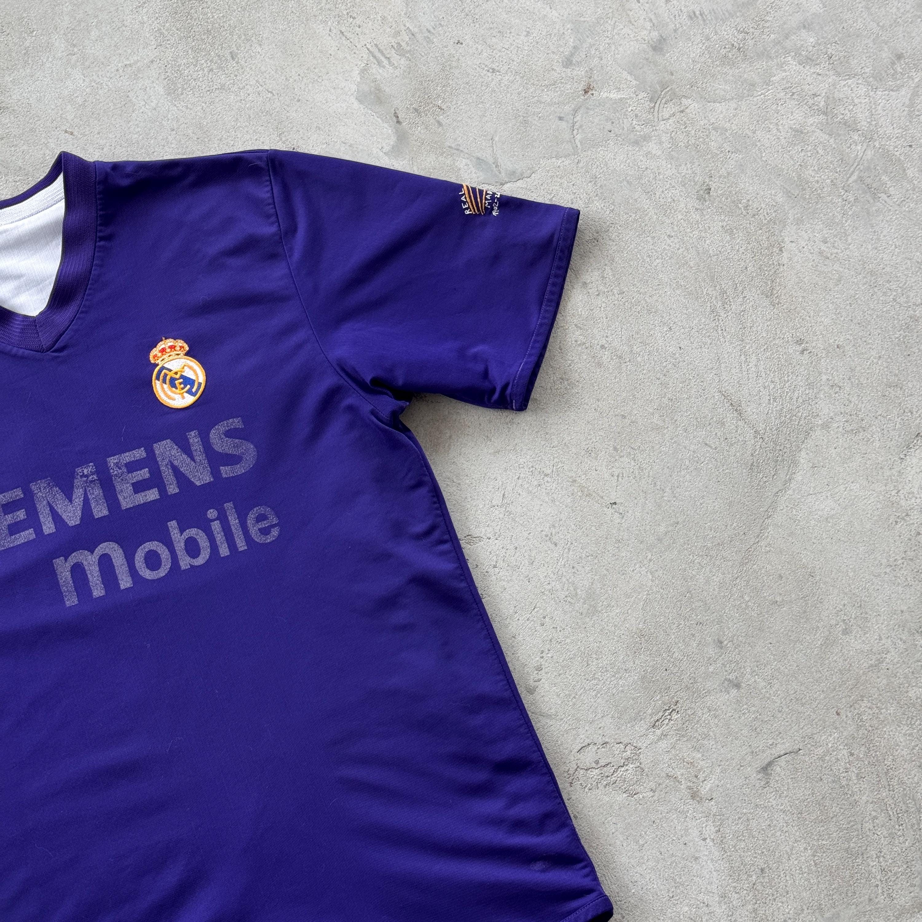 adidas Real Madrid 長袖シャツ SIEMENS mobile adidas Real Madrid Roberto Carlos Away Jersey XL Long Sleeve