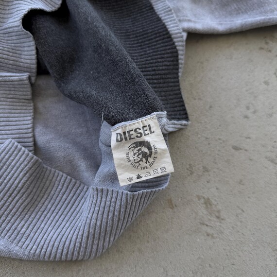 Vintage 90s Diesel Two Tone Cardigan Button up Minimalistic