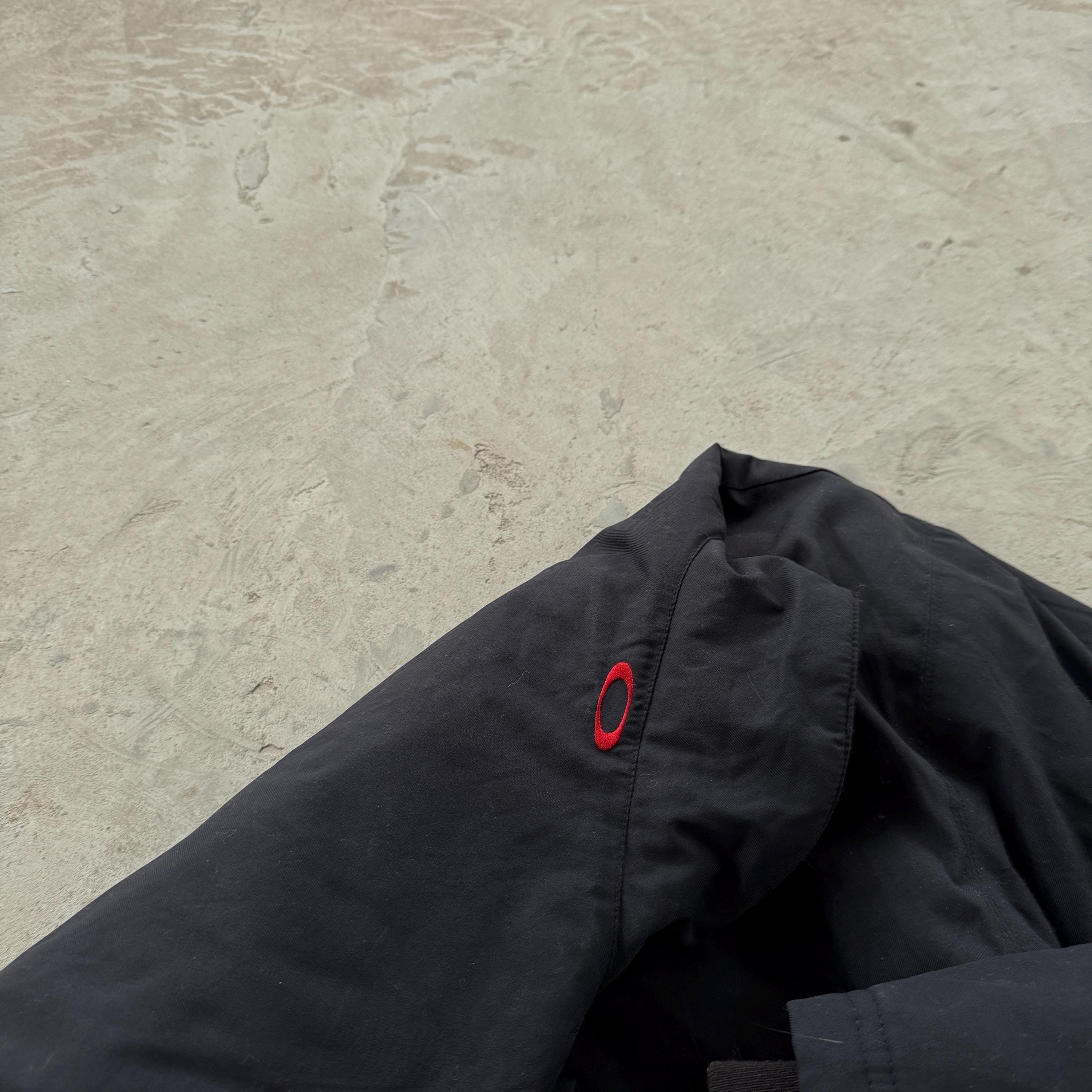ジャケット・アウター 90s oakley archive nylon jacket black m RARE 90s Oakley G Software Tech Utility Nylon Jacket Black