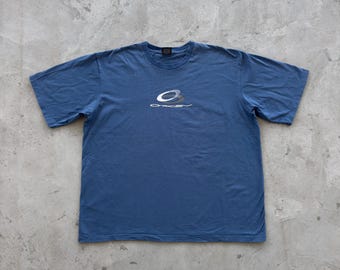 Oakley Software Vintage Center Logo T Shirt Size XL White RARE - Etsy