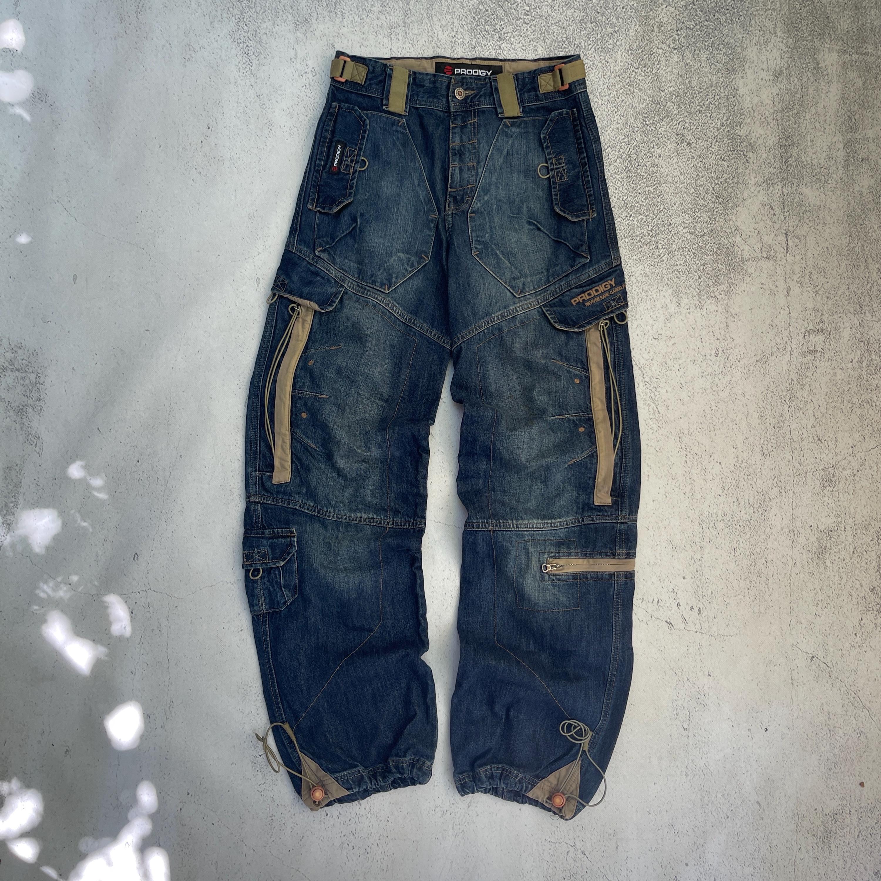 1990～00s Vintage  Navy Cargo Pant Blind 90s Skateboard Cargo Pants Mens 26 NWOT Dead Stock