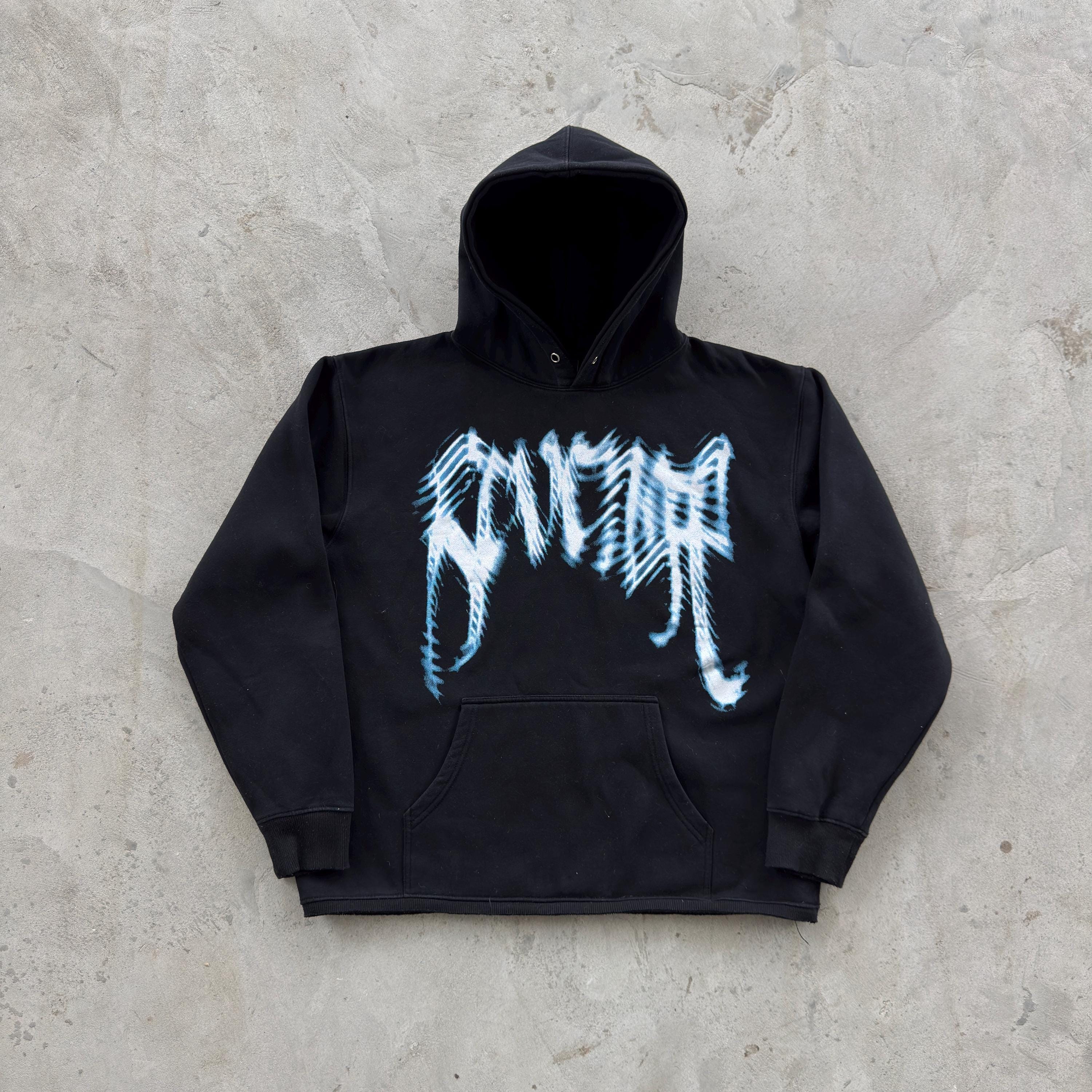 Vintage 90s Revenge Baggy Graphic Logo Hoodie Size XL Black - Etsy