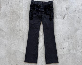 Vintage Rare Roberto Cavalli Wool Pants Women’s Size 42 Gray