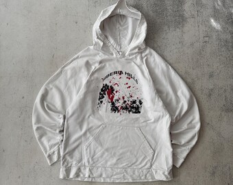 Vintage 00s Stussy Faded Big Logo Rare Made in USA Hoodie Size L