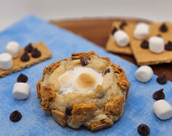 Gourmet S'mores Cookie, S’mores Cookies, S’mores, Gourmet cookies, Gifts for him and her, Comfort Gift for Women