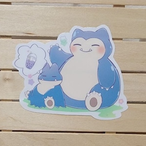 Sticker en vinyle Ronflex & Munchlax !