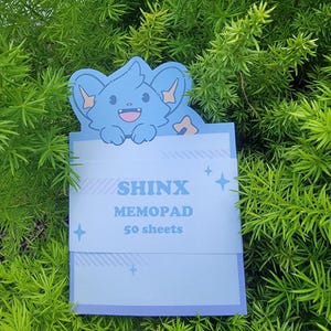 かわいいメモパッド！ピカピカのシンクス！ SHINX Memopad