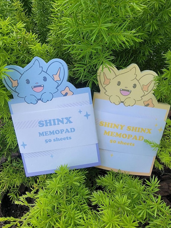 CUTE MEMOPAD! Shiny and Shiny Shinx!