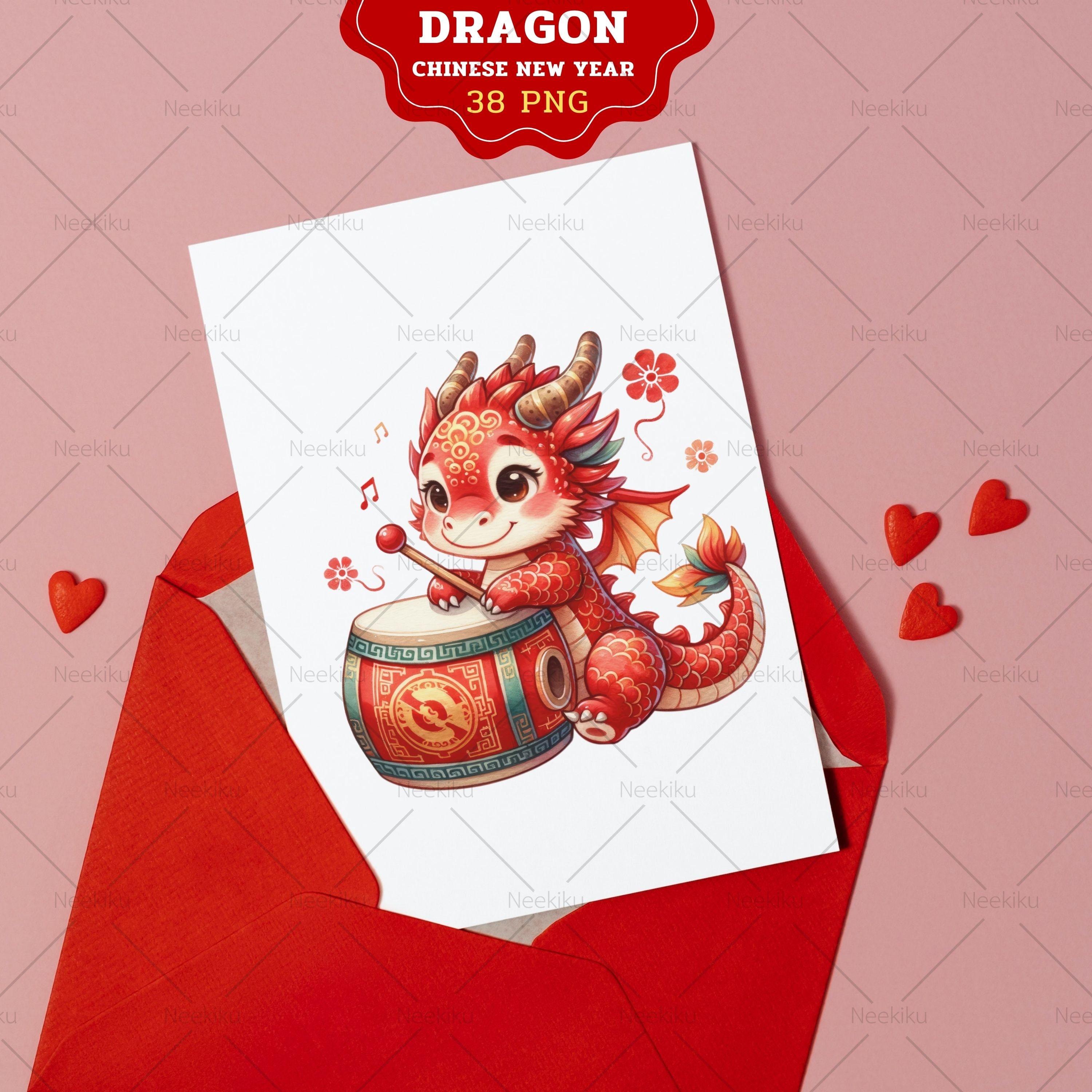 2024 Cute Dragon Clipart Chinese Lunar New Year Chinese New Year 2024 Cute Dragon Clipart Chinese Lunar New Year Chinese New Year