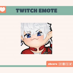 FFXIV Alisaie Leveilleur Smug Emote || 1 Static Emote for Twitch / Youtube / Discord || Cute Final Fantasy FF14 Emote