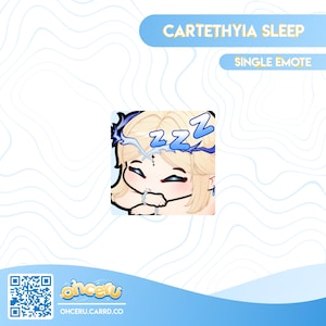 Cartethyia Sleep Emote || 1 Static Emote for Twitch / Youtube / Discord || Wuthering Waves