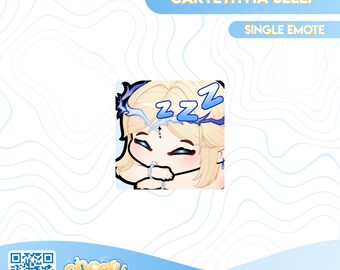Cartethyia Sleep Emote || 1 Static Emote for Twitch / Youtube / Discord || Wuthering Waves