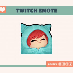FFXIV G&#39;raha Tia Cozy Emote || 1 Static Emote for Twitch / Youtube / Discord || Cute Final Fantasy FF14 Emote