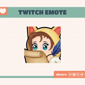 FFXIV Krile Baldesion Noted Emote || 1 Static Emote for Twitch / Youtube / Discord || Cute Final Fantasy FF14 Emote