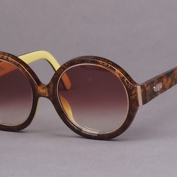 Christian Dior 2446 20 Amber & Gold Vintage Sunglasses 51[]19 Made In Germany