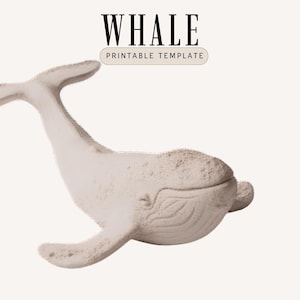 Whale Pottery Template: Slab Building PDF (Instant Download)