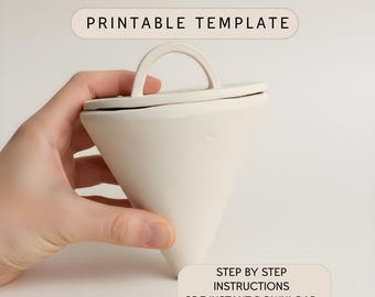 Plantilla de cerámica autorriego Oya: descarga instantánea (patrón PDF)