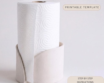 Keramik Papierhandtuchhalter Vorlage: DIY-Keramik-Muster (PDF-Muster)