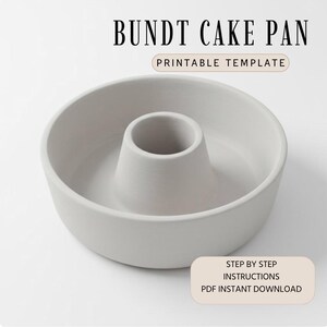 家庭用品 バントケーキ型 陶器テンプレート：スラブ手作りツール（PDF パターン）