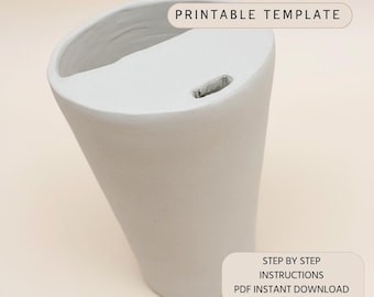 セラミックトラベルマグ陶器テンプレートPDF – セラミックタンブラーパターン