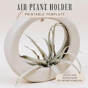 Plantilla de cerámica para maceta de aire (patrón PDF de cerámica)