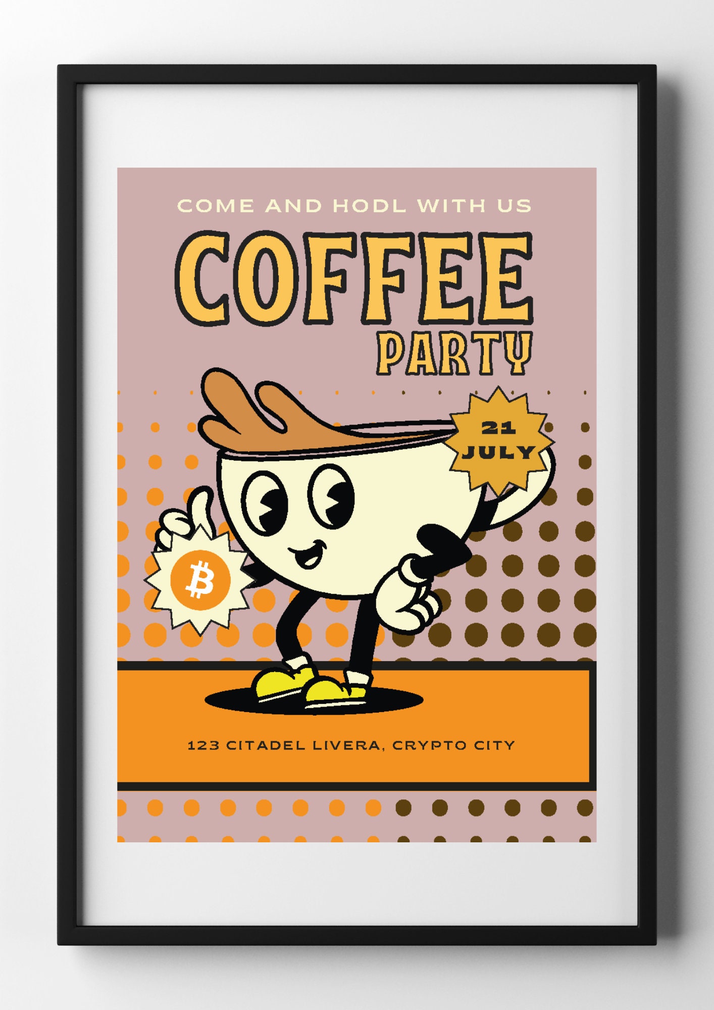 ビットコインポスター（高GSM） - Etsy 日本